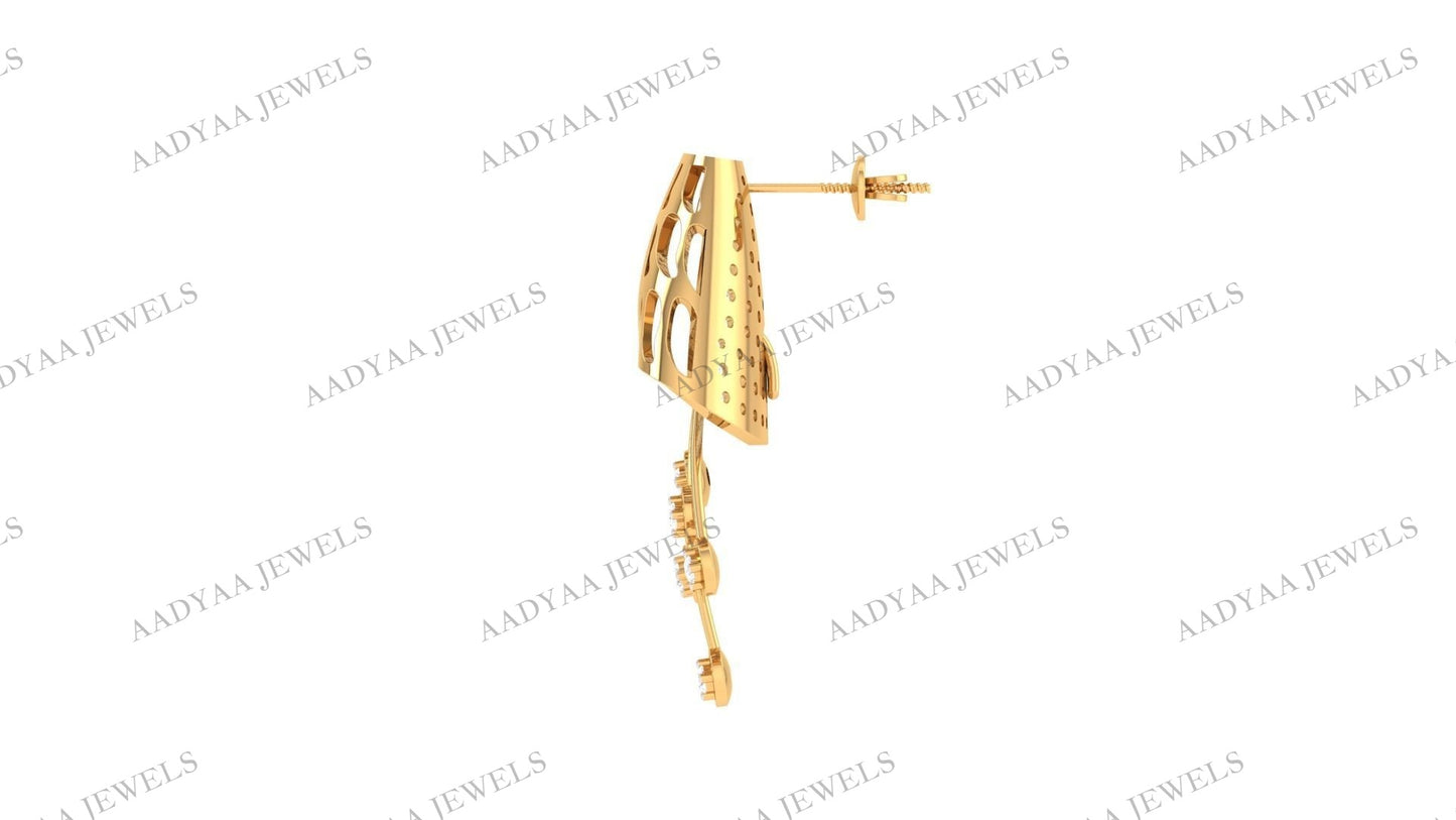 Verve Diamond Earring