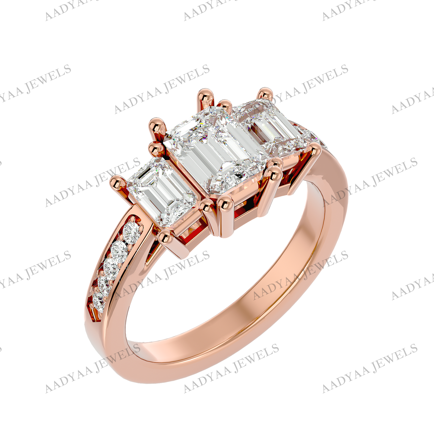 Sophia Three Stone Ring