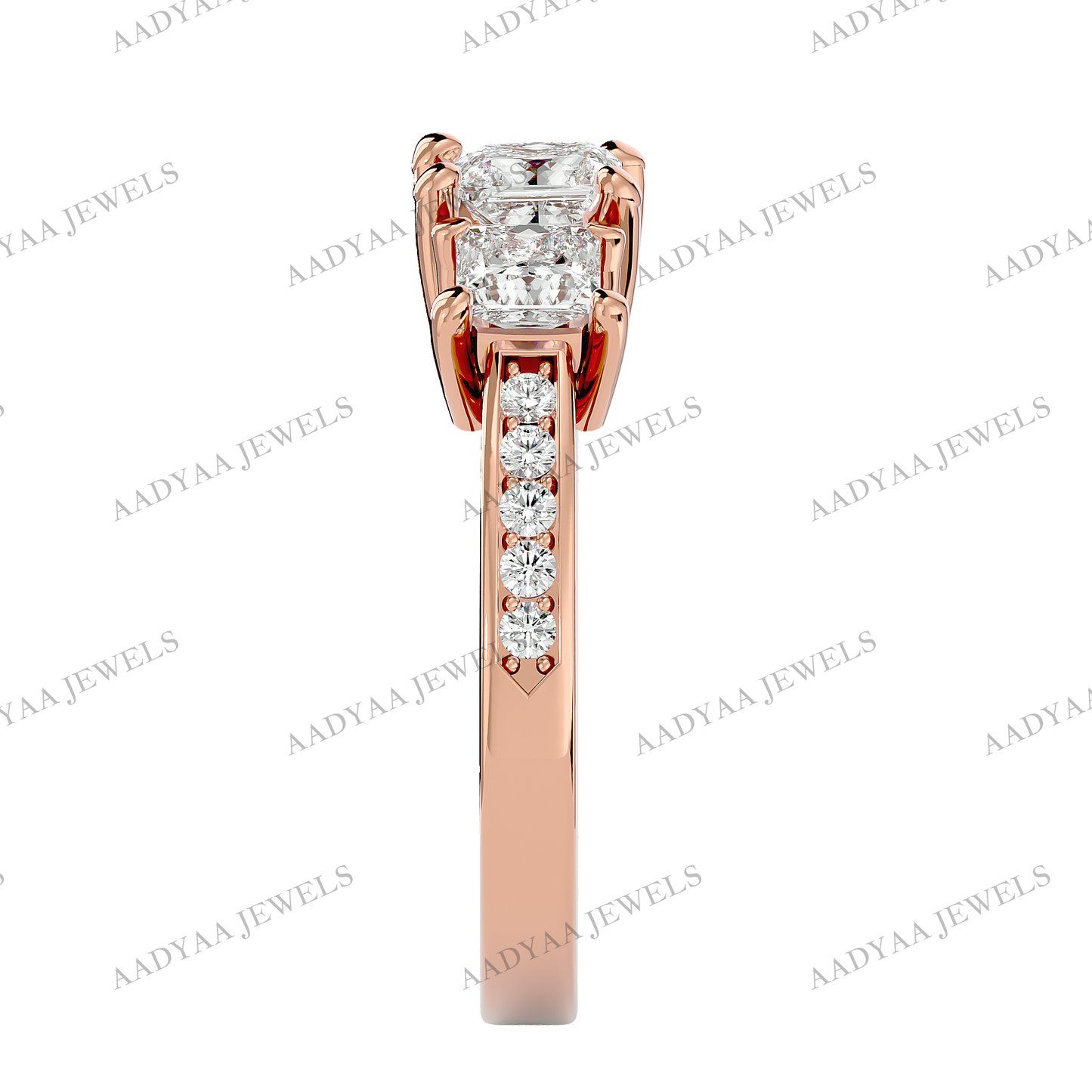 Irene Three Stone Ring