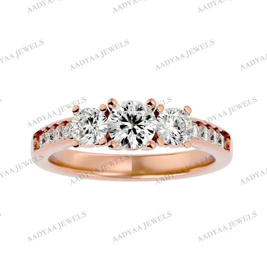 Lily Three Stone Ring