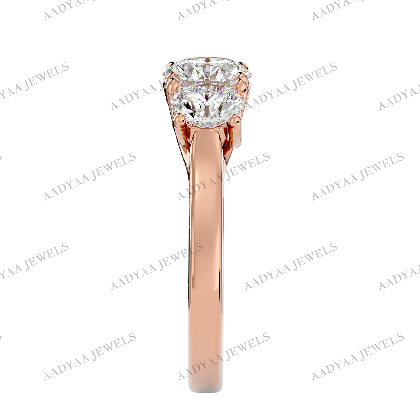 Ariel Three Stone Ring