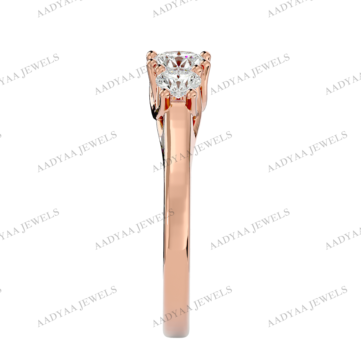 Cassie Three Stone Ring