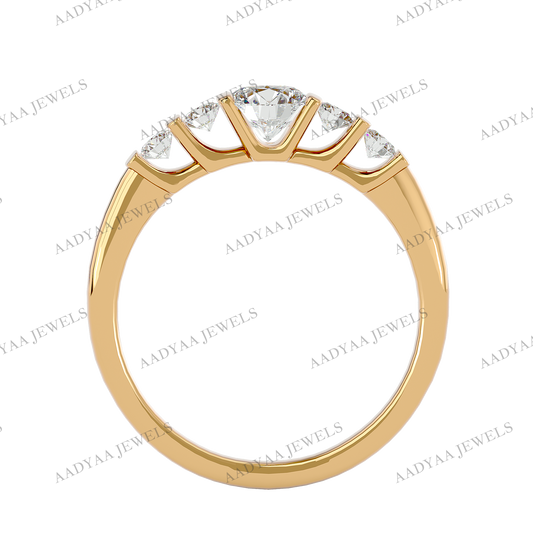 August Diamond Ladies Ring