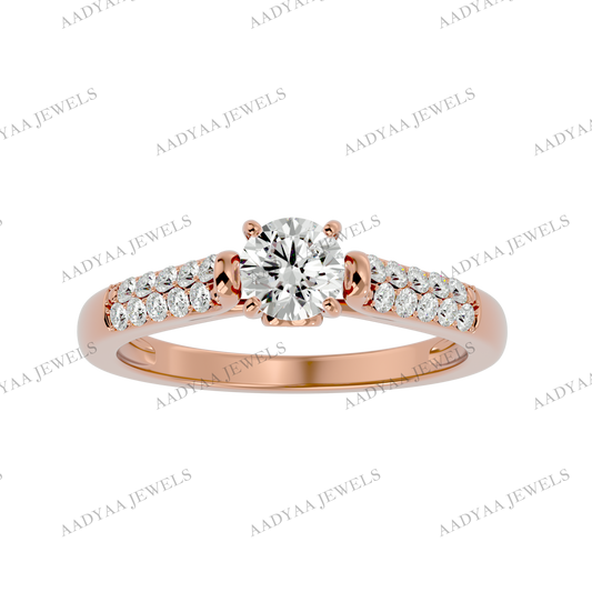 Ariadne Diamond Solitaire Ladies Ring