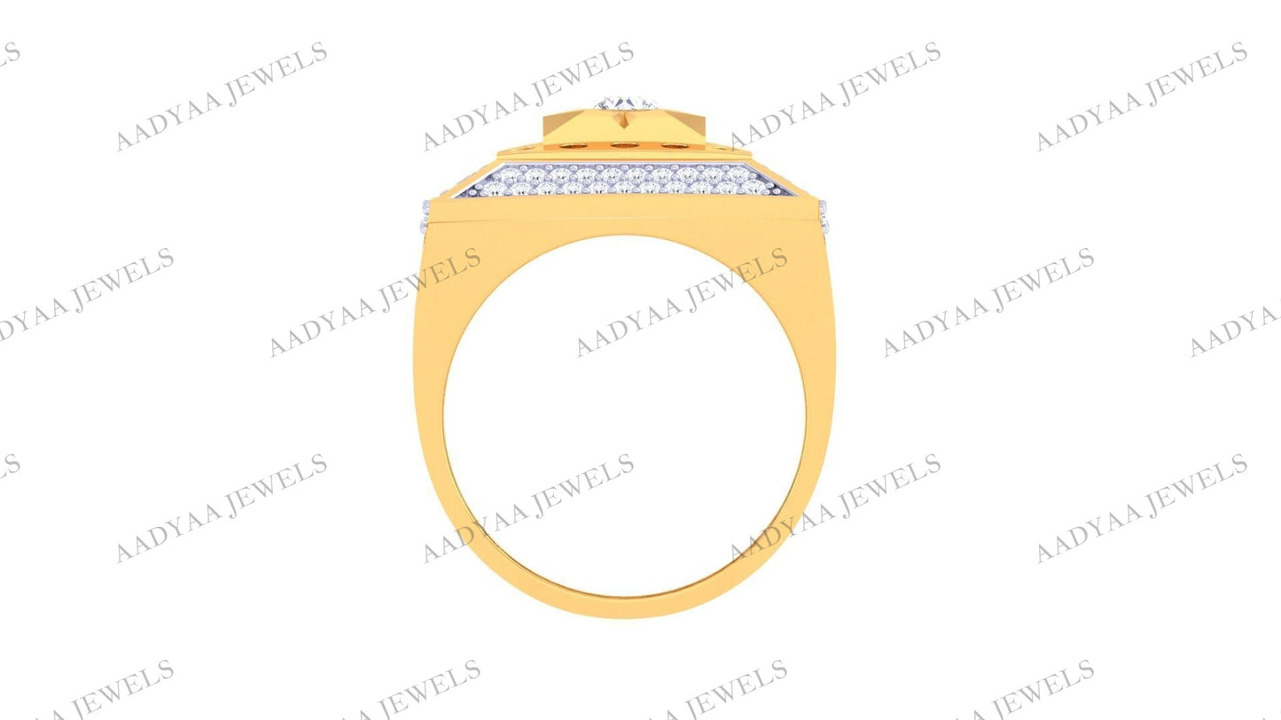 Arely Diamond Mens Ring