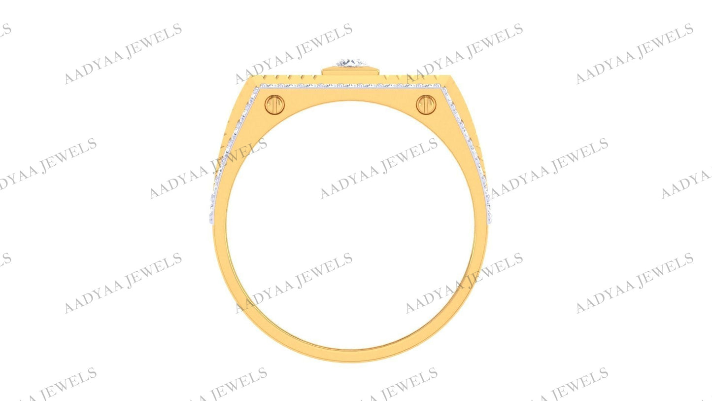 Zainab Diamond Mens Ring
