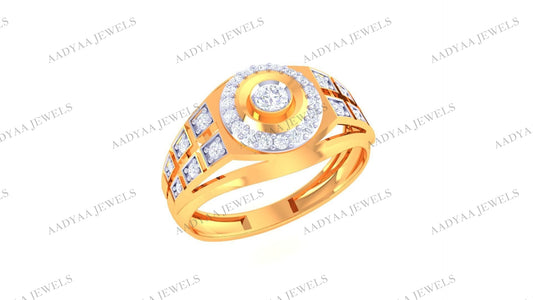 Egypt Diamond Mens Ring