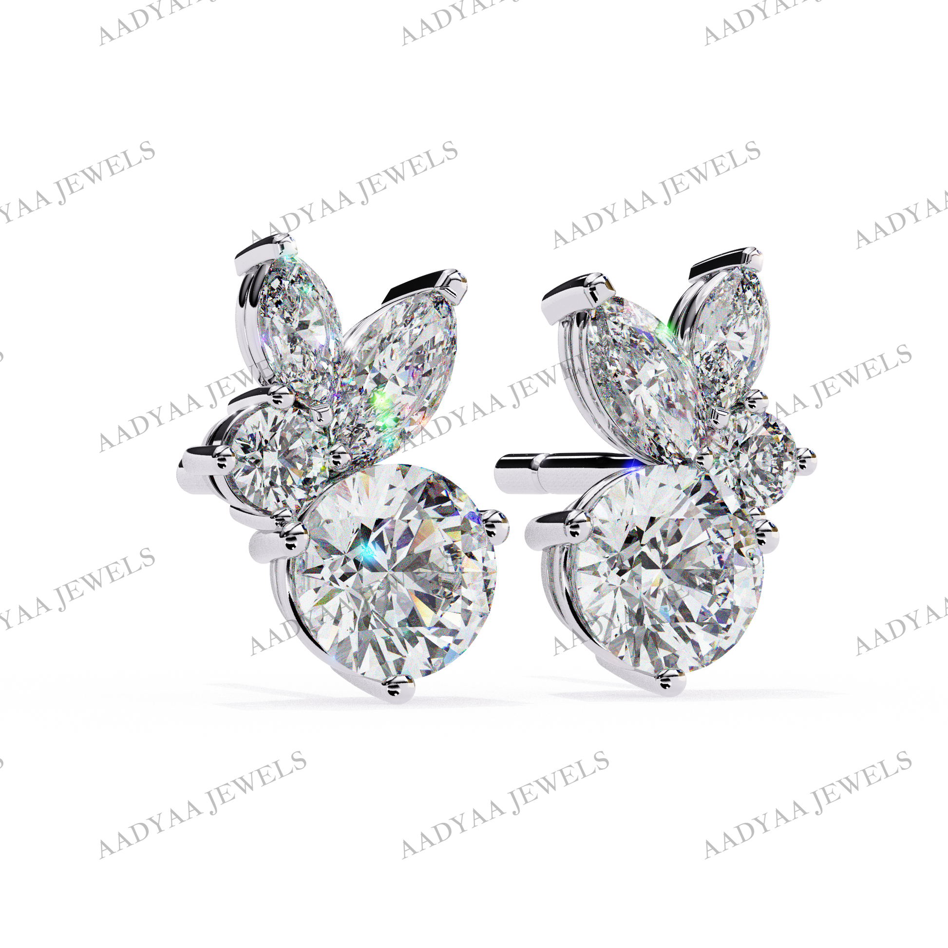 Juliet Diamond Earring | Aadyaajewels
