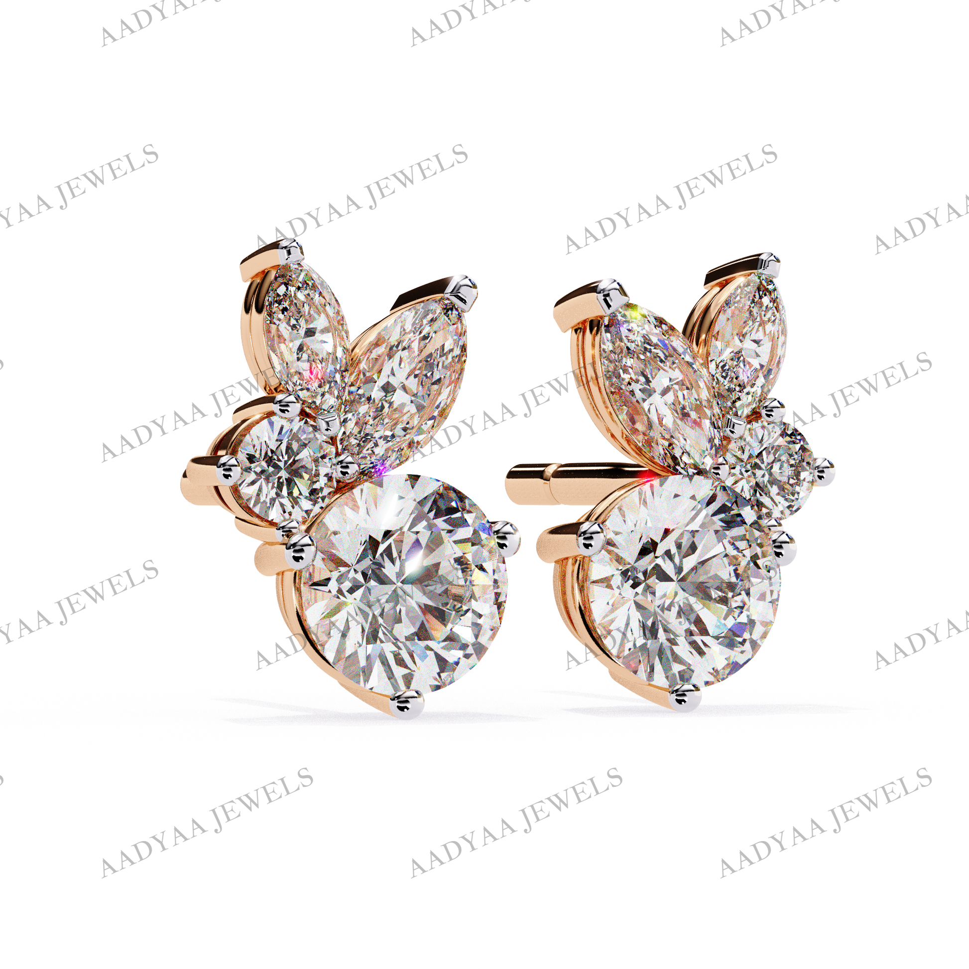 Juliet Diamond Earring | Aadyaajewels