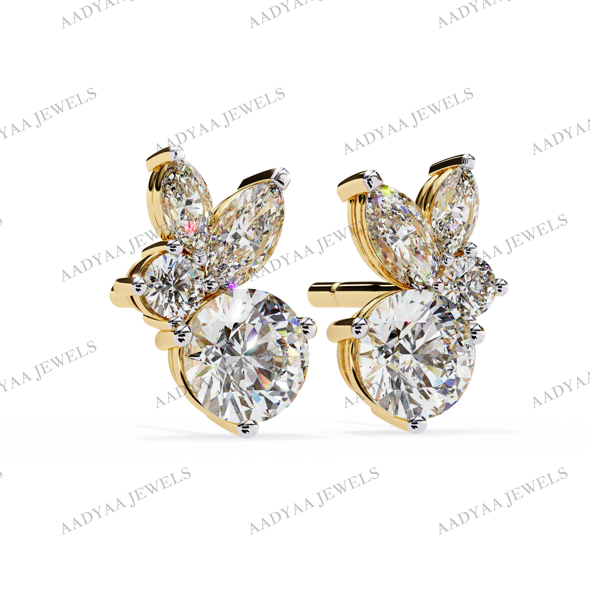 Juliet Diamond Earring | Aadyaajewels