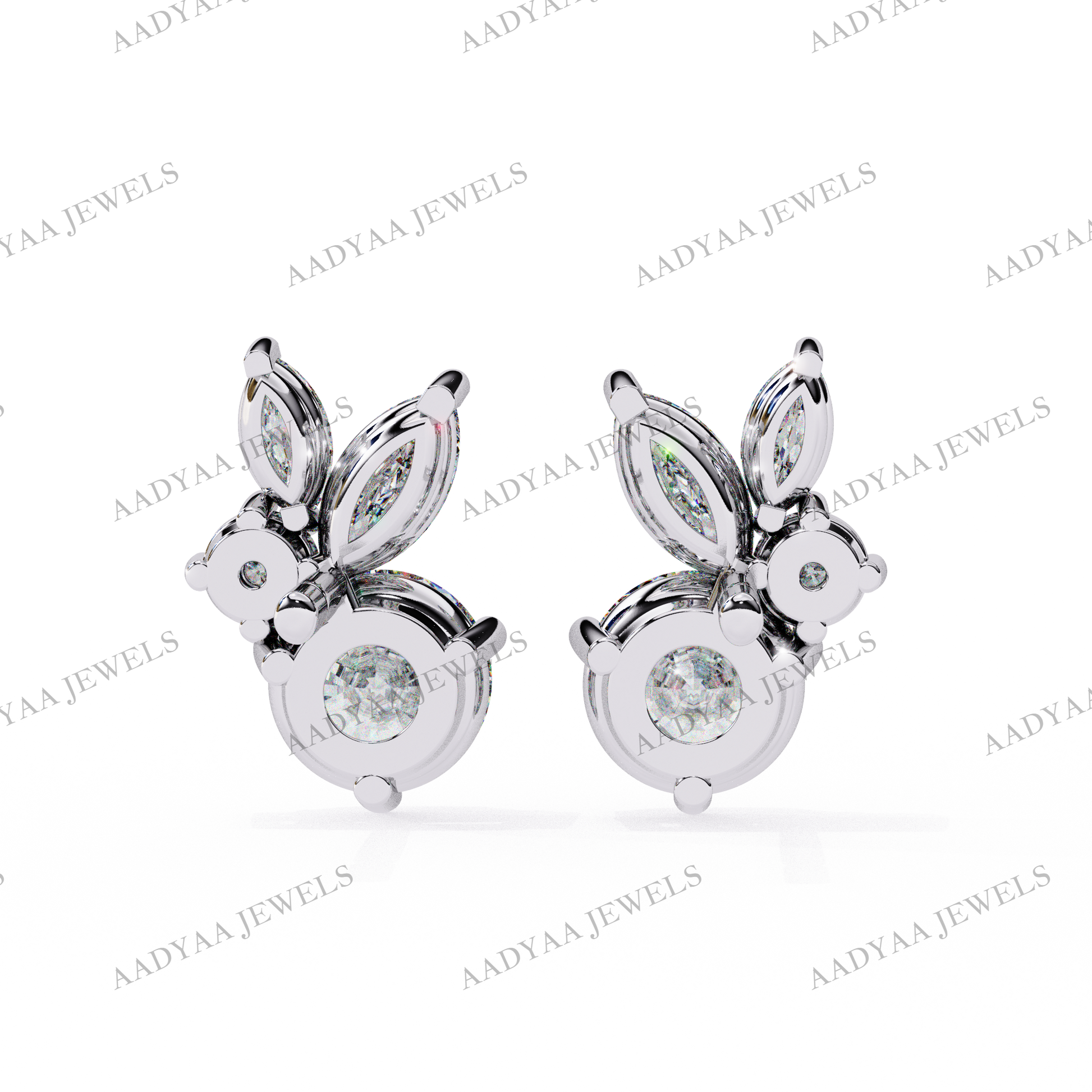 Juliet Diamond Earring | Aadyaajewels
