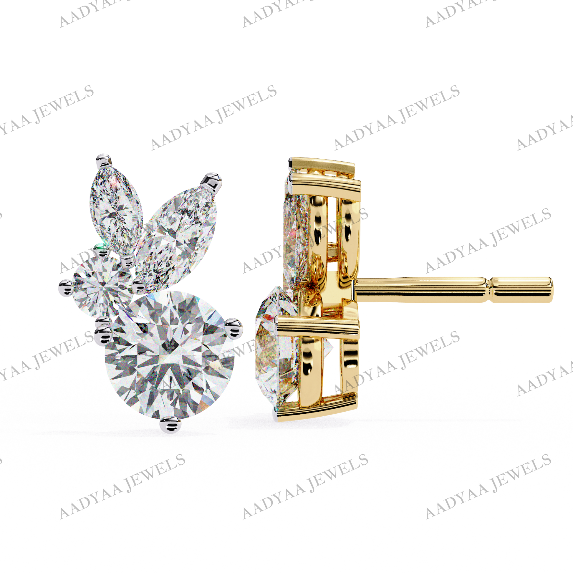 Juliet Diamond Earring | Aadyaajewels
