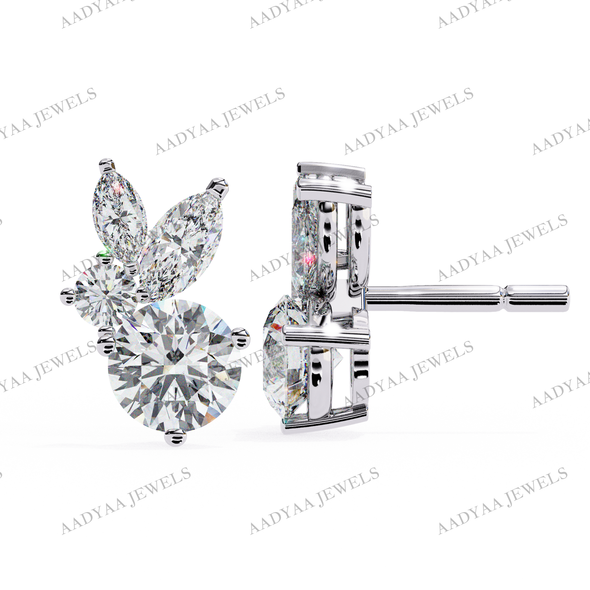 Juliet Diamond Earring | Aadyaajewels