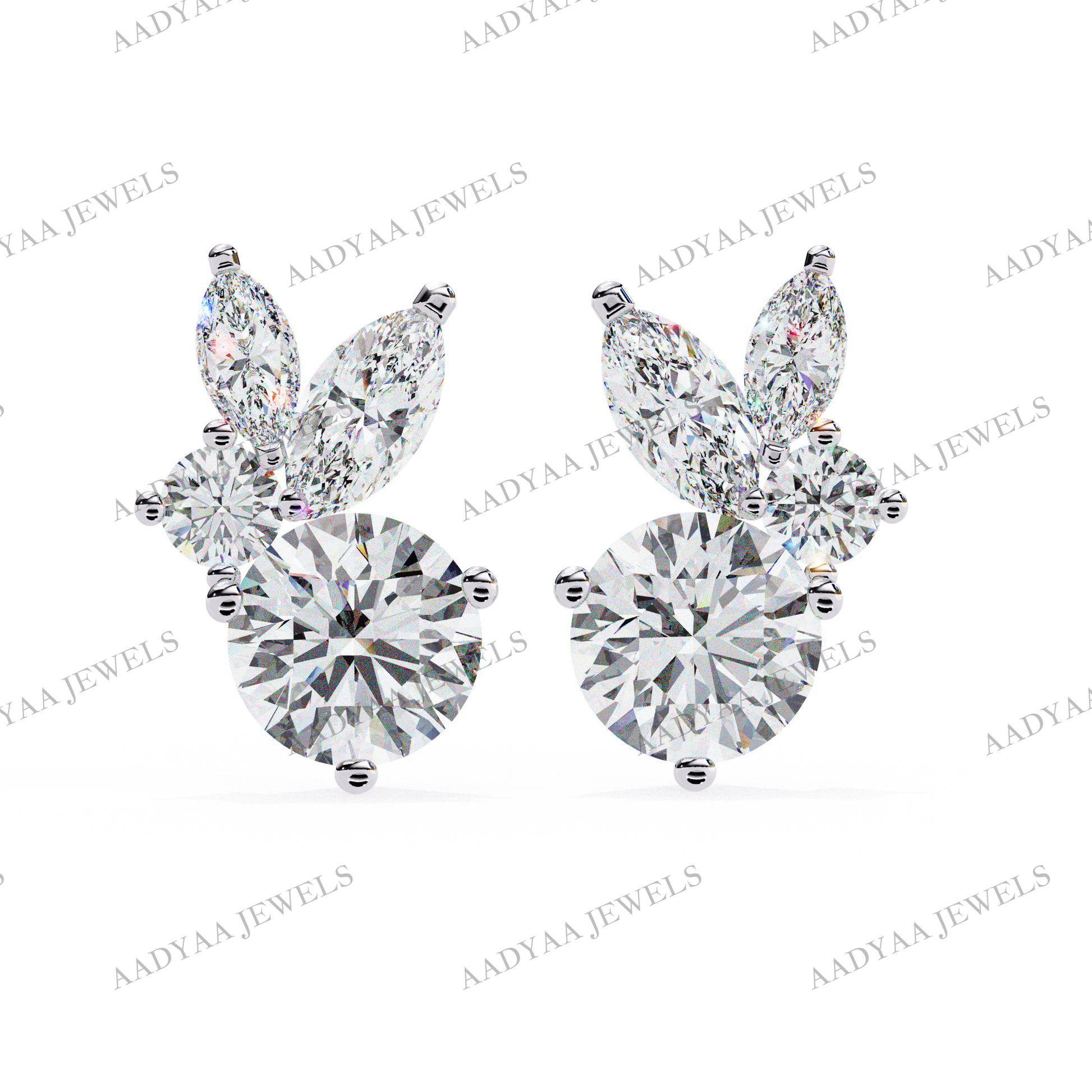 Juliet Diamond Earring | Aadyaajewels