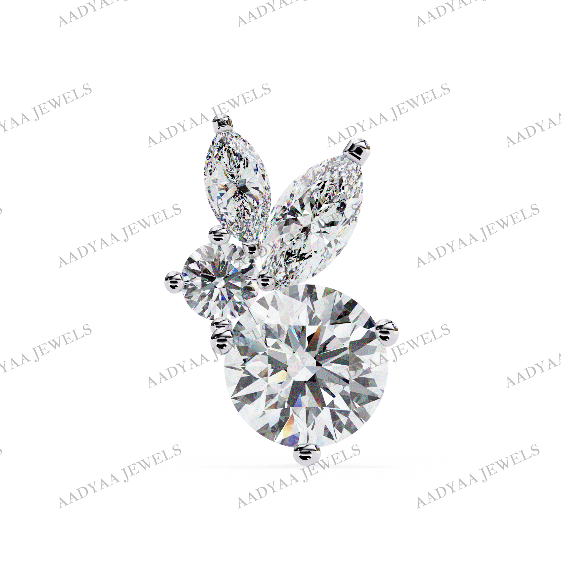 Juliet Diamond Earring | Aadyaajewels
