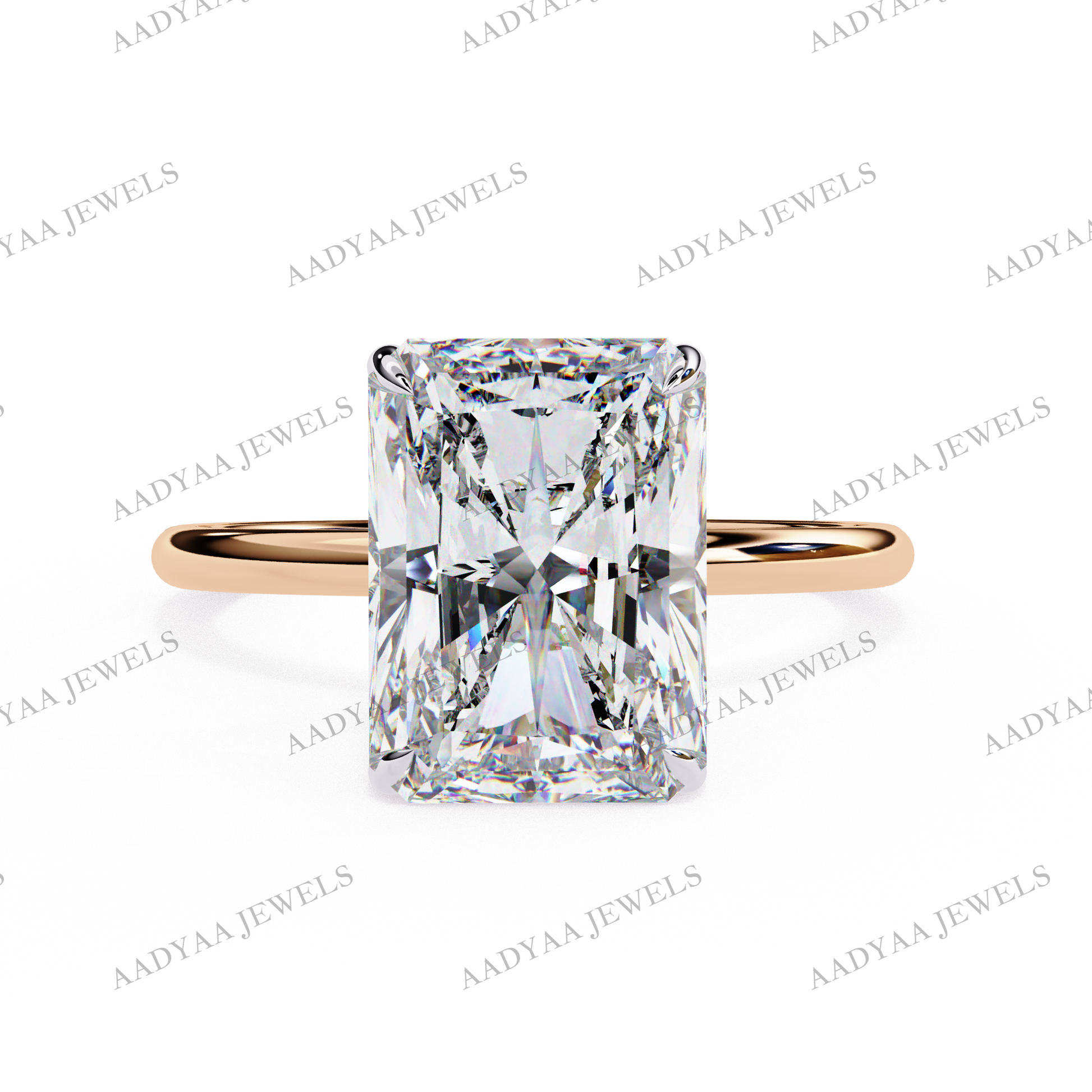 Genevieve Diamond Ladies Ring | Aadyaajewels
