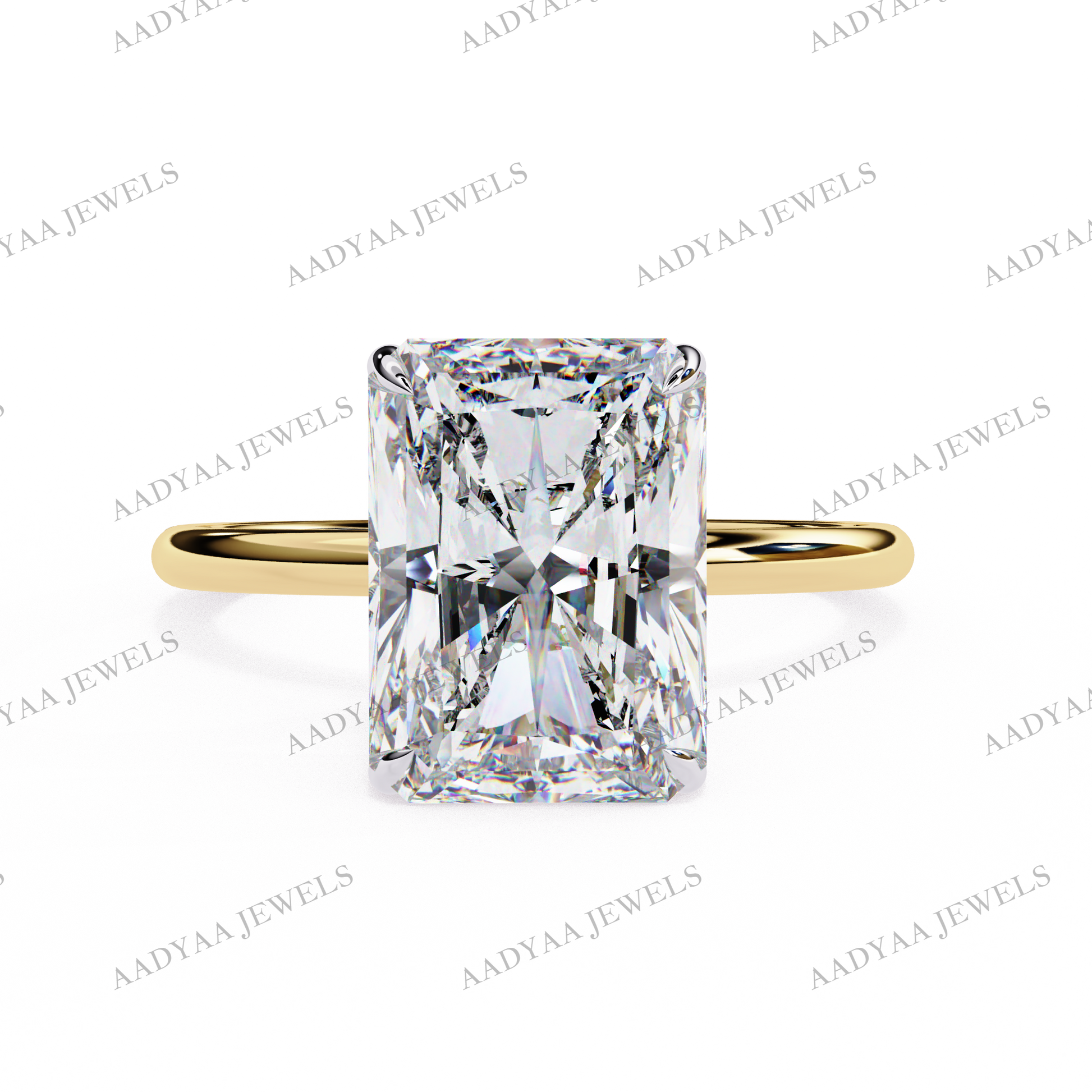 Genevieve Diamond Ladies Ring | Aadyaajewels