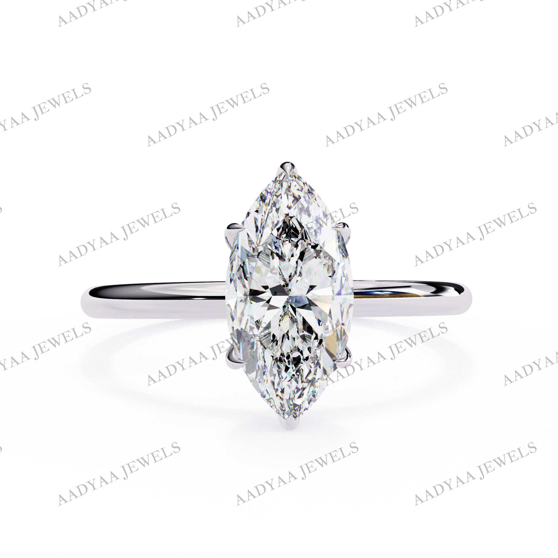 Gwyneth Diamond Ladies Ring | Aadyaajewels