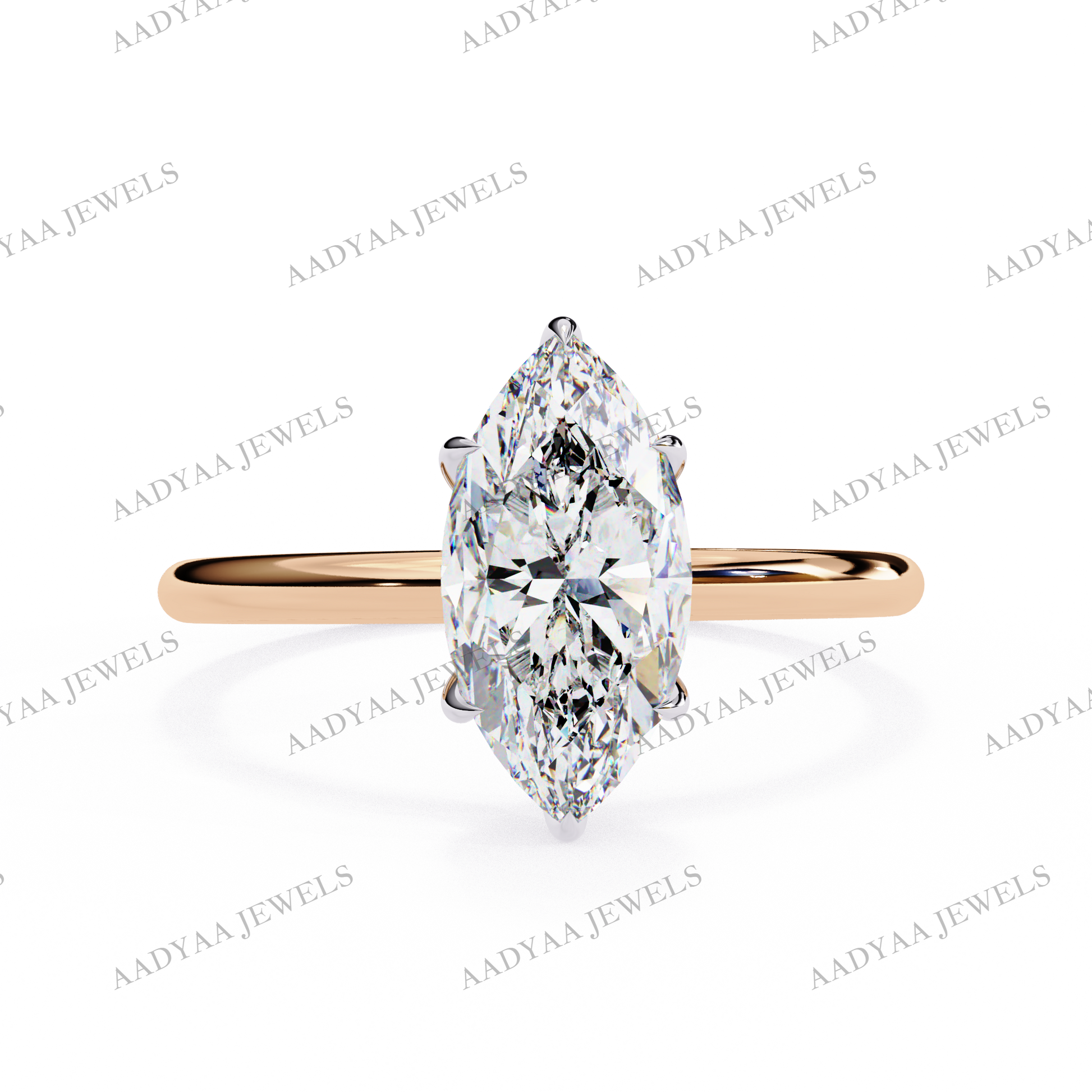 Gwyneth Diamond Ladies Ring | Aadyaajewels