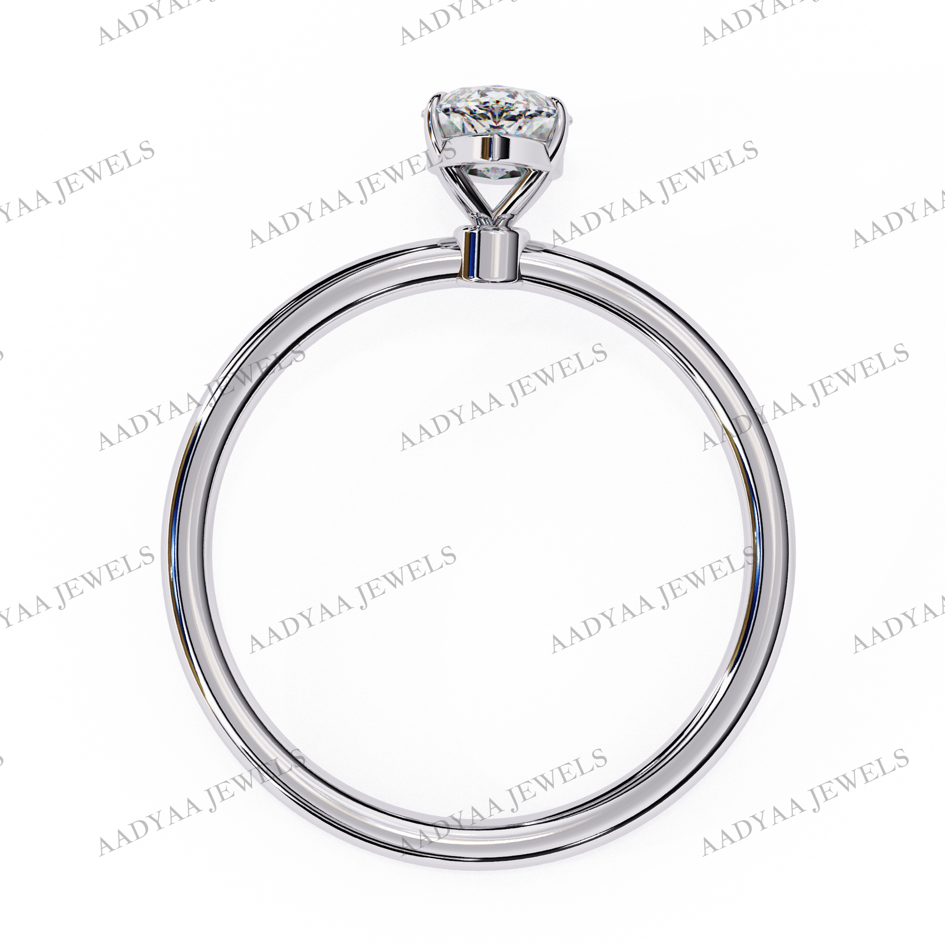 Gwyneth Diamond Ladies Ring | Aadyaajewels