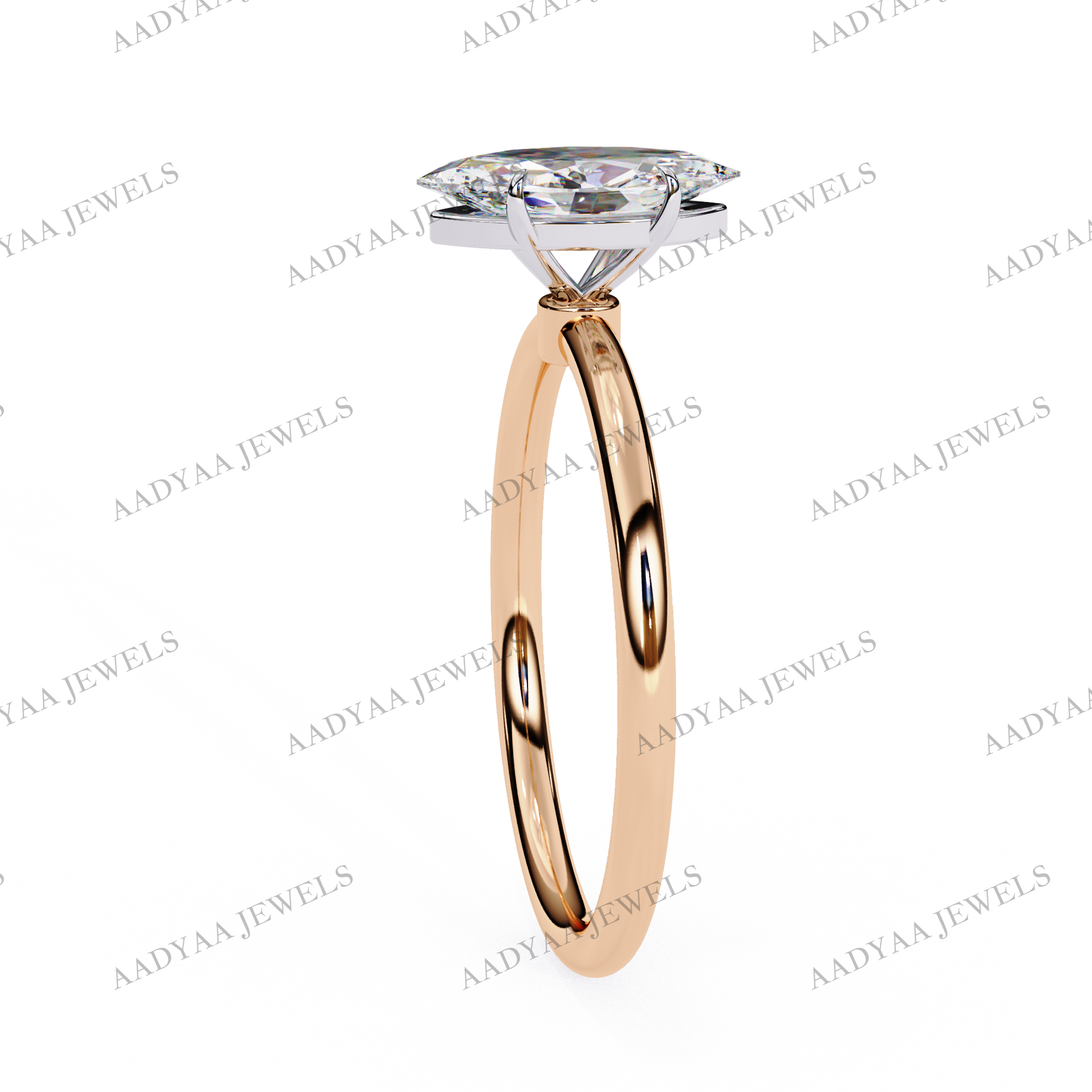 Gwyneth Diamond Ladies Ring | Aadyaajewels
