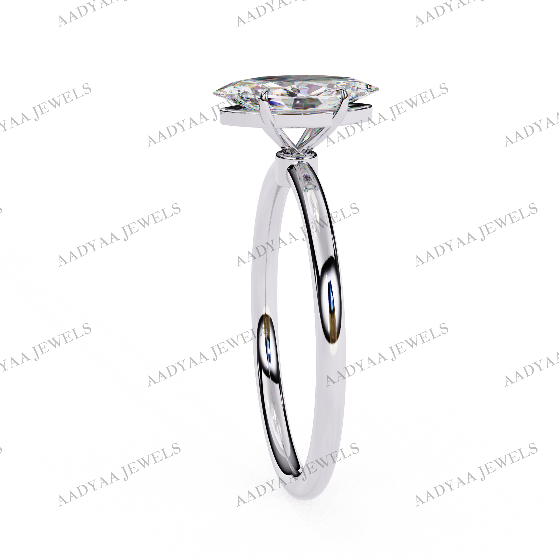 Gwyneth Diamond Ladies Ring | Aadyaajewels