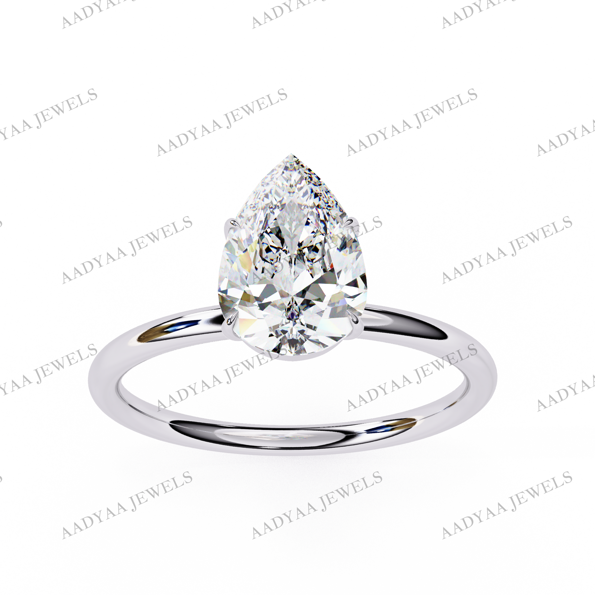 Jacqueline Diamond Ladies Ring | Aadyaajewels