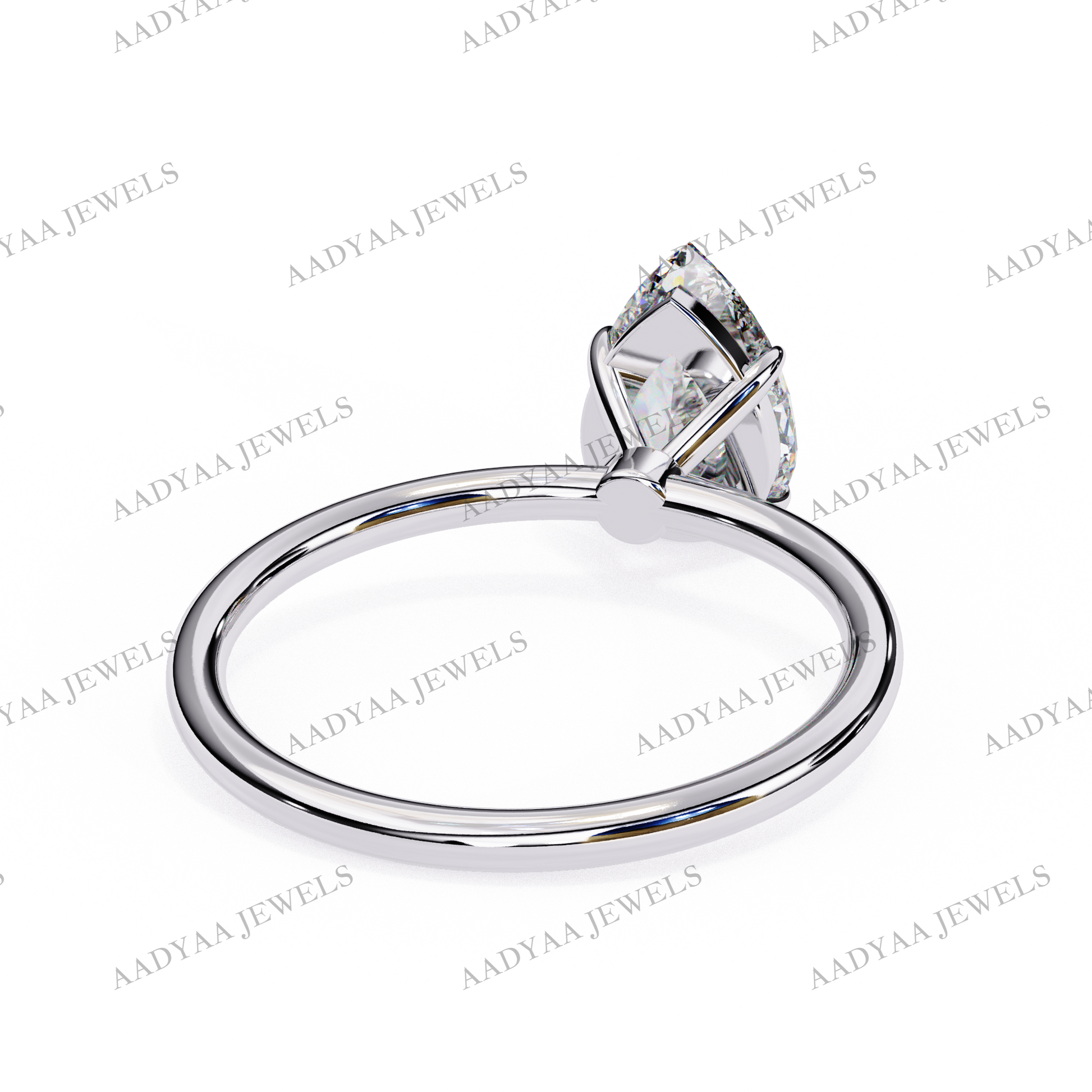 Jacqueline Diamond Ladies Ring | Aadyaajewels