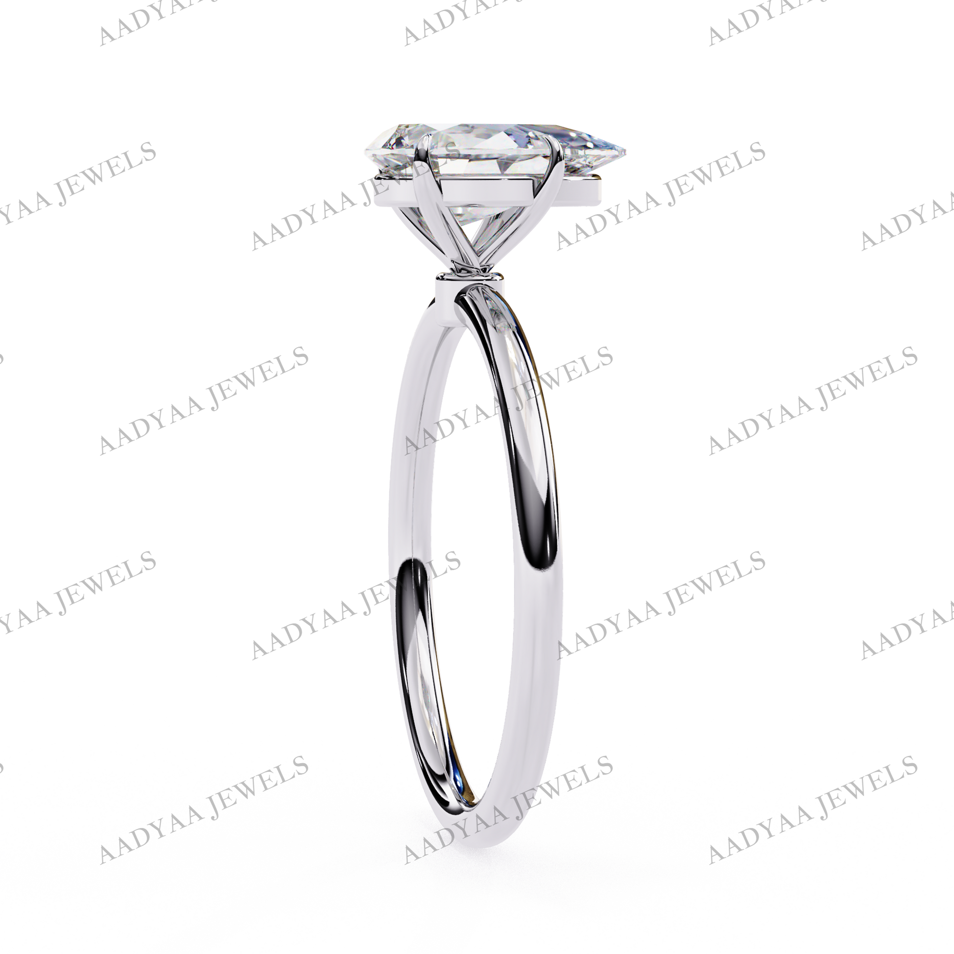Jacqueline Diamond Ladies Ring | Aadyaajewels