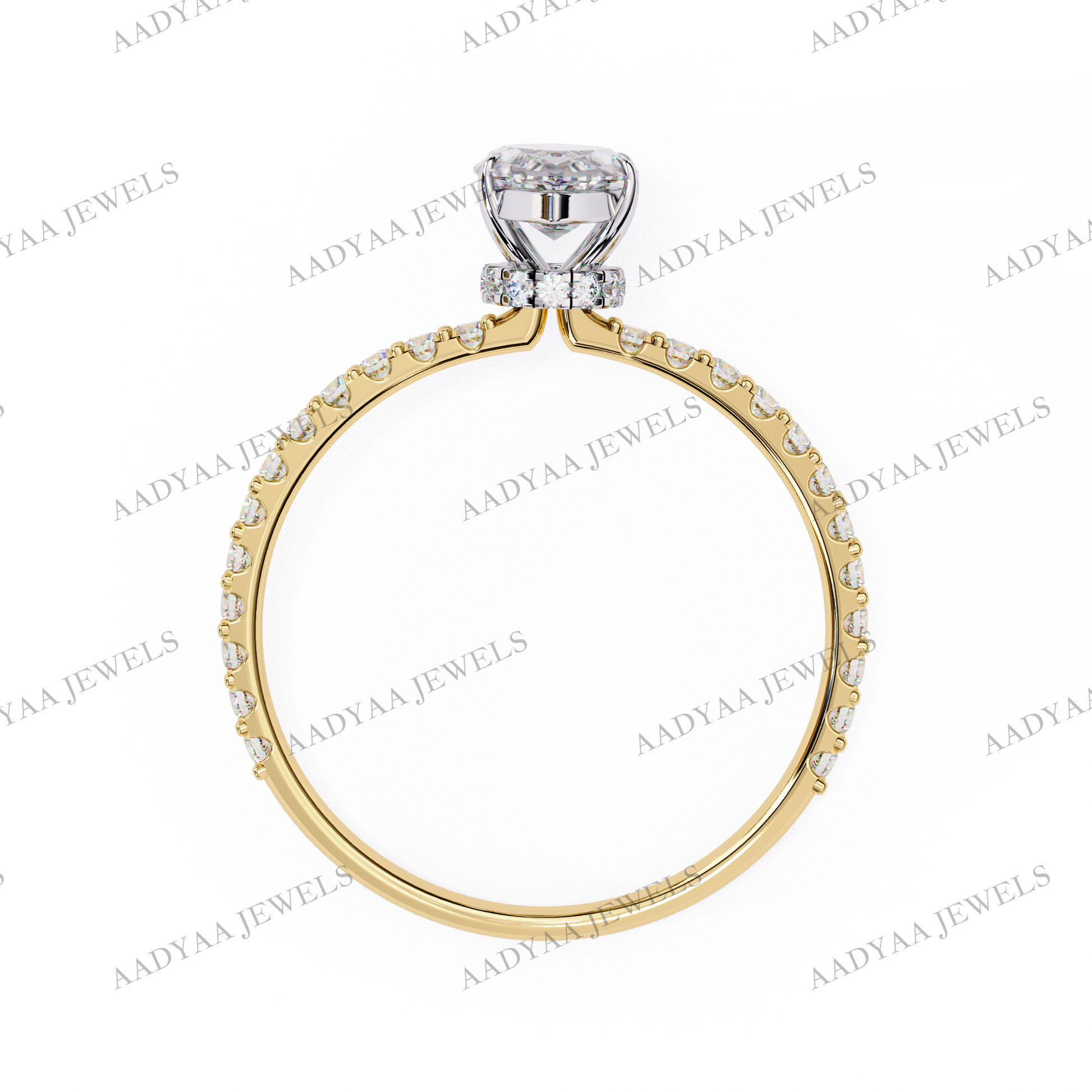 Lucinda Diamond Ladies Ring | Aadyaajewels