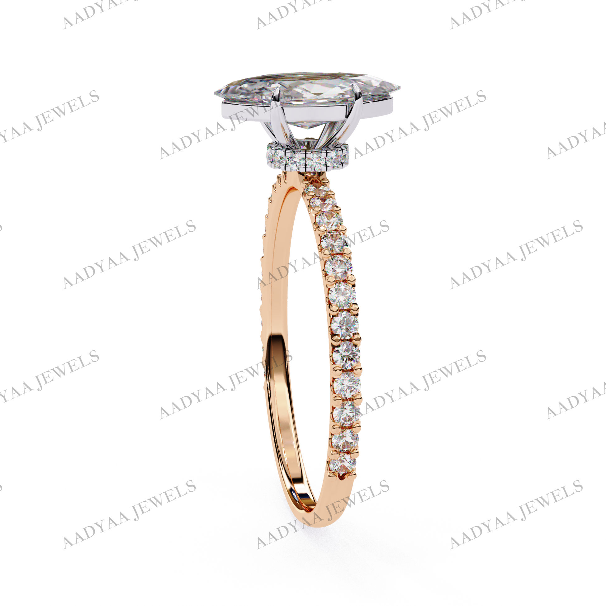 Lucinda Diamond Ladies Ring | Aadyaajewels