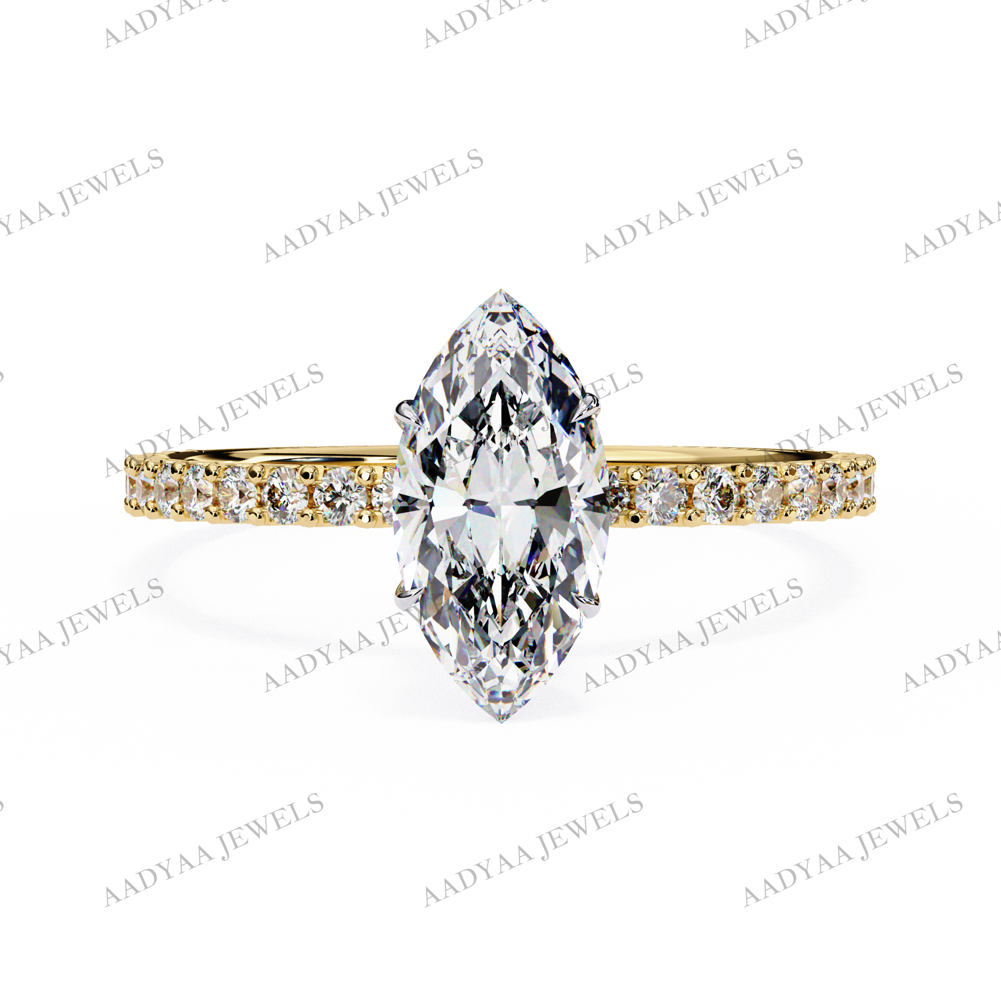 Lucinda Diamond Ladies Ring | Aadyaajewels
