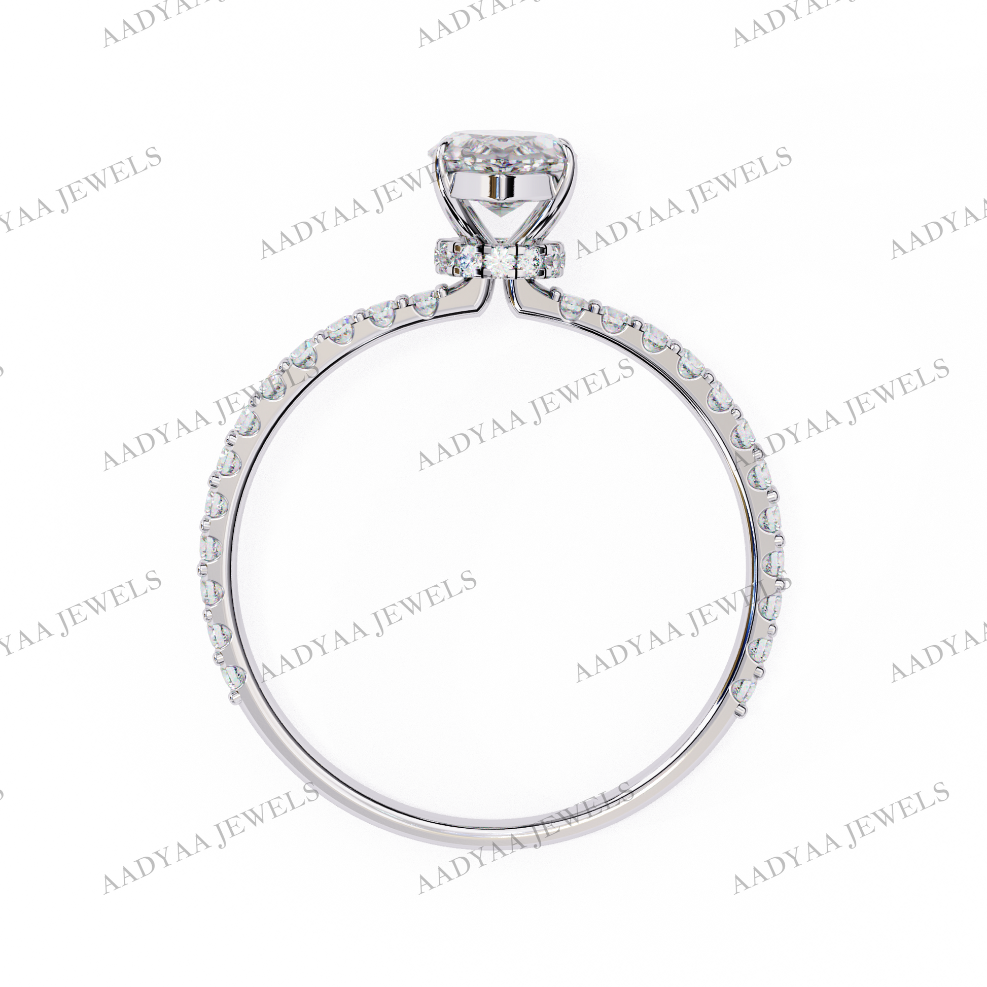 Lucinda Diamond Ladies Ring | Aadyaajewels