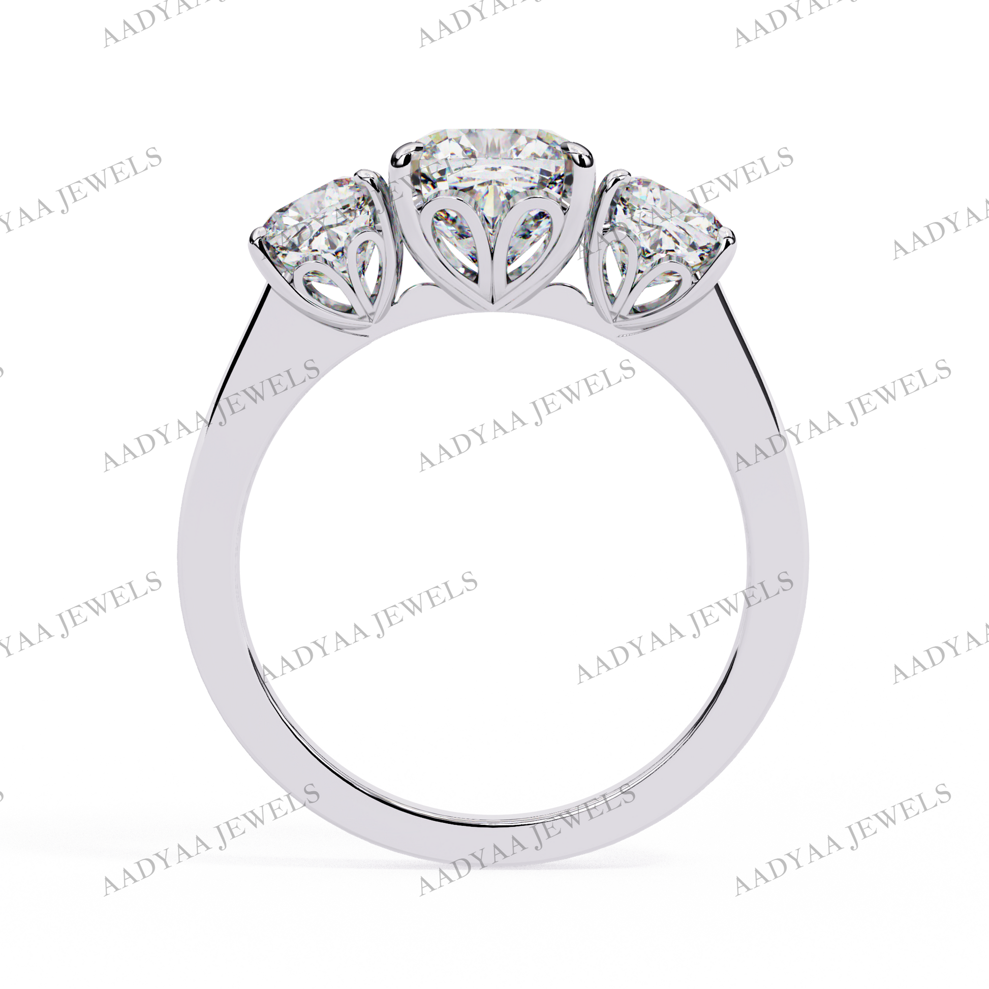Bernice Diamond Ladies Ring | Aadyaajewels