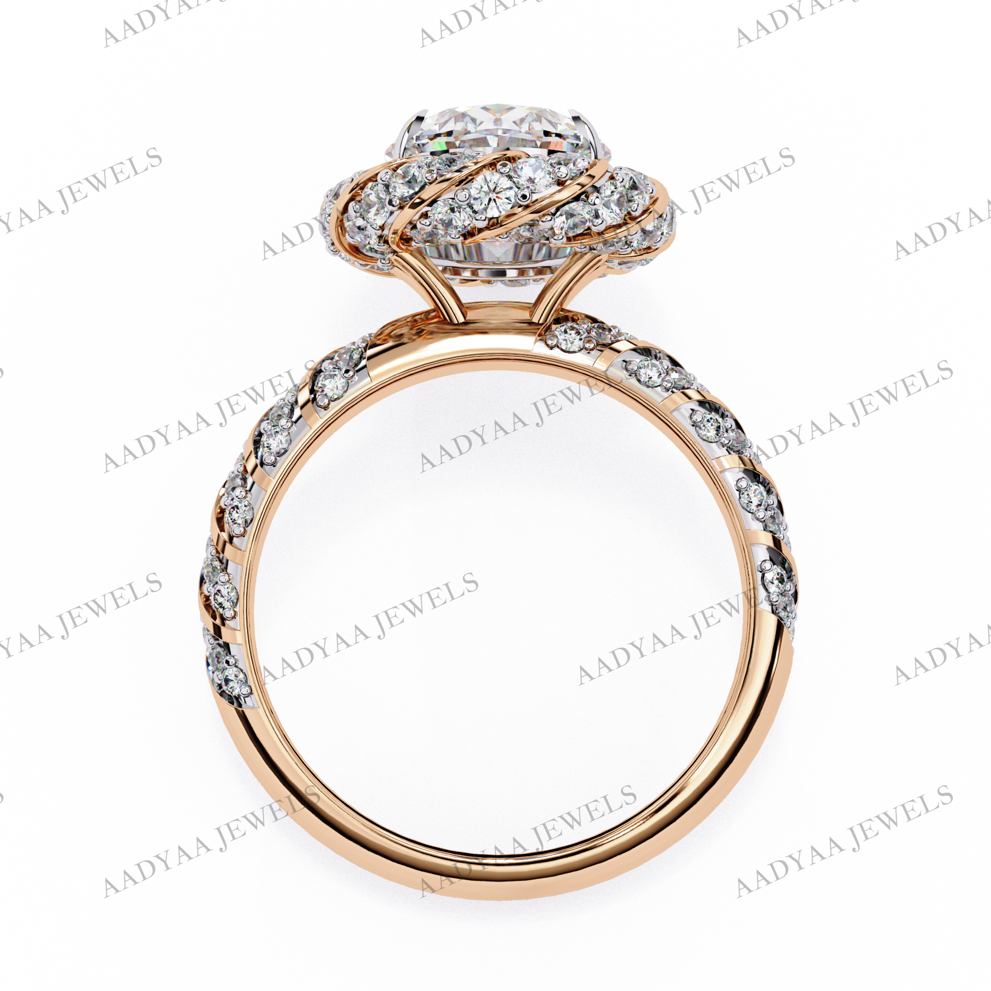 Bethany Diamond Ladies Ring | Aadyaajewels