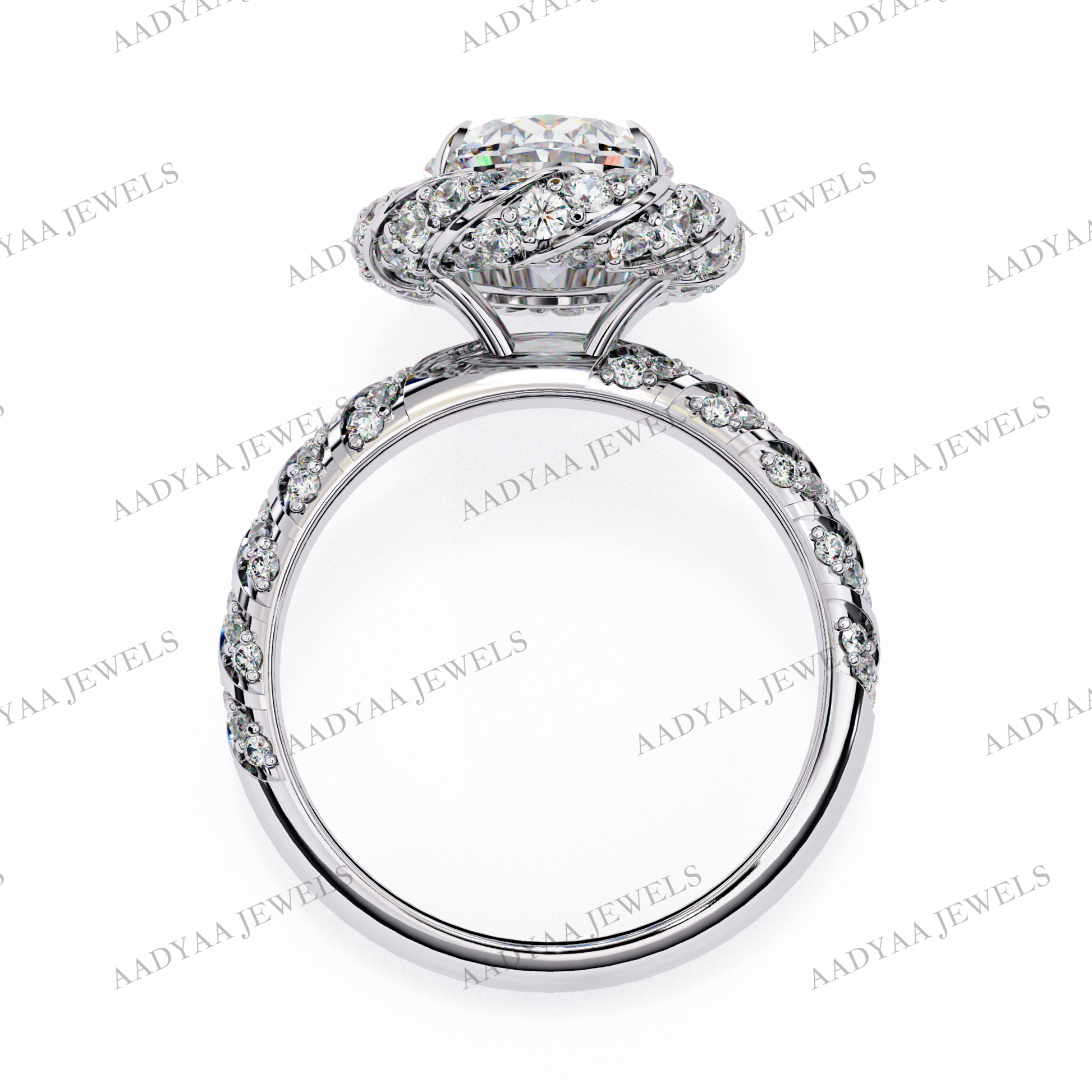 Bethany Diamond Ladies Ring | Aadyaajewels