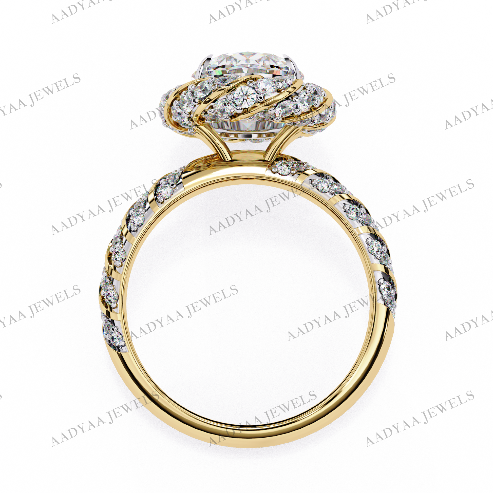 Bethany Diamond Ladies Ring | Aadyaajewels
