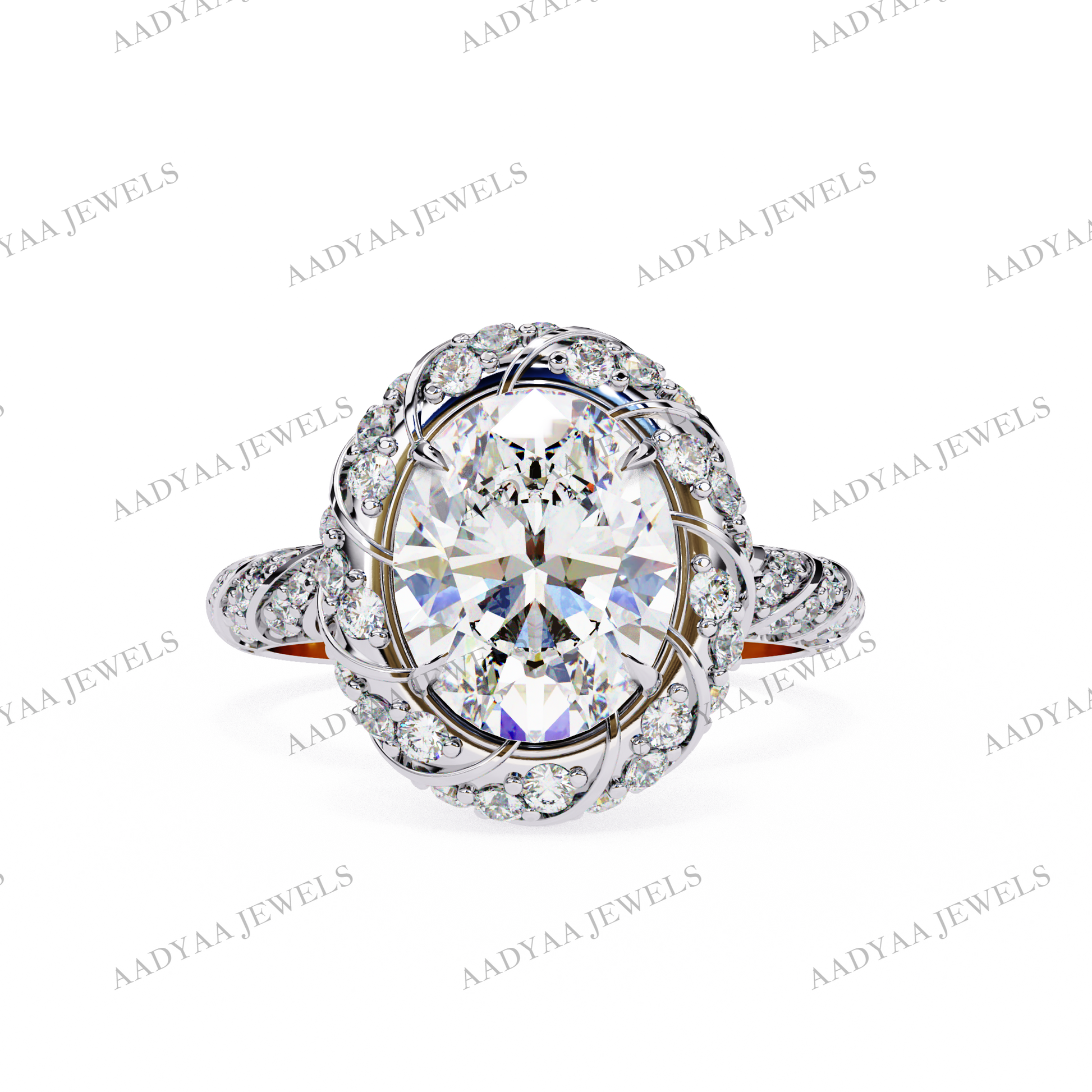 Bethany Diamond Ladies Ring | Aadyaajewels