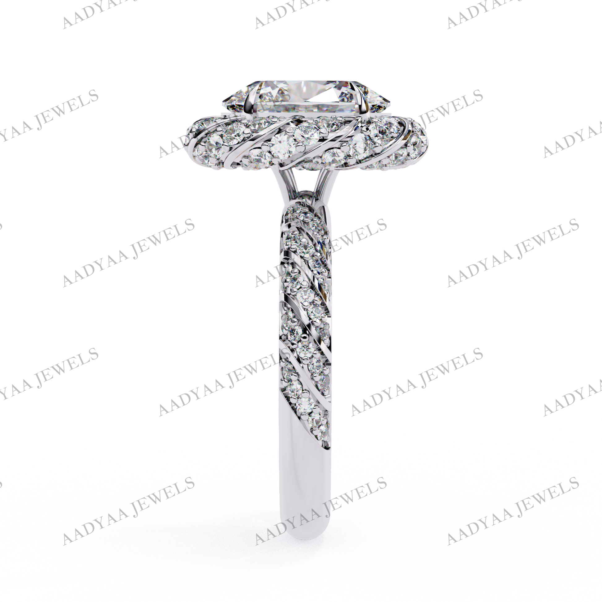 Bethany Diamond Ladies Ring | Aadyaajewels