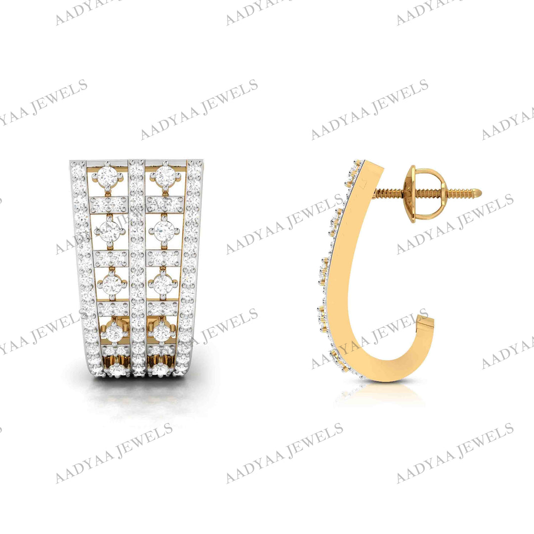 Mira Diamond  Earring