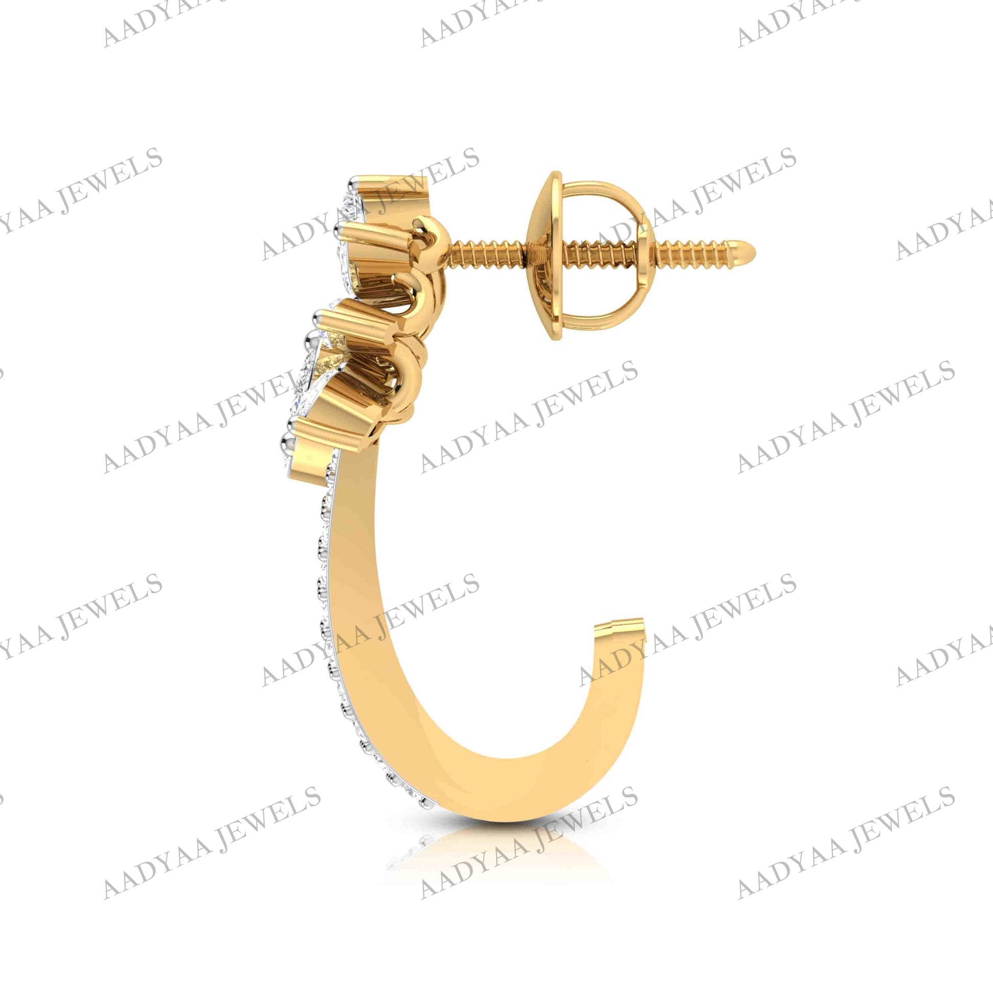 Natalie Diamond Earring | Aadyaajewels