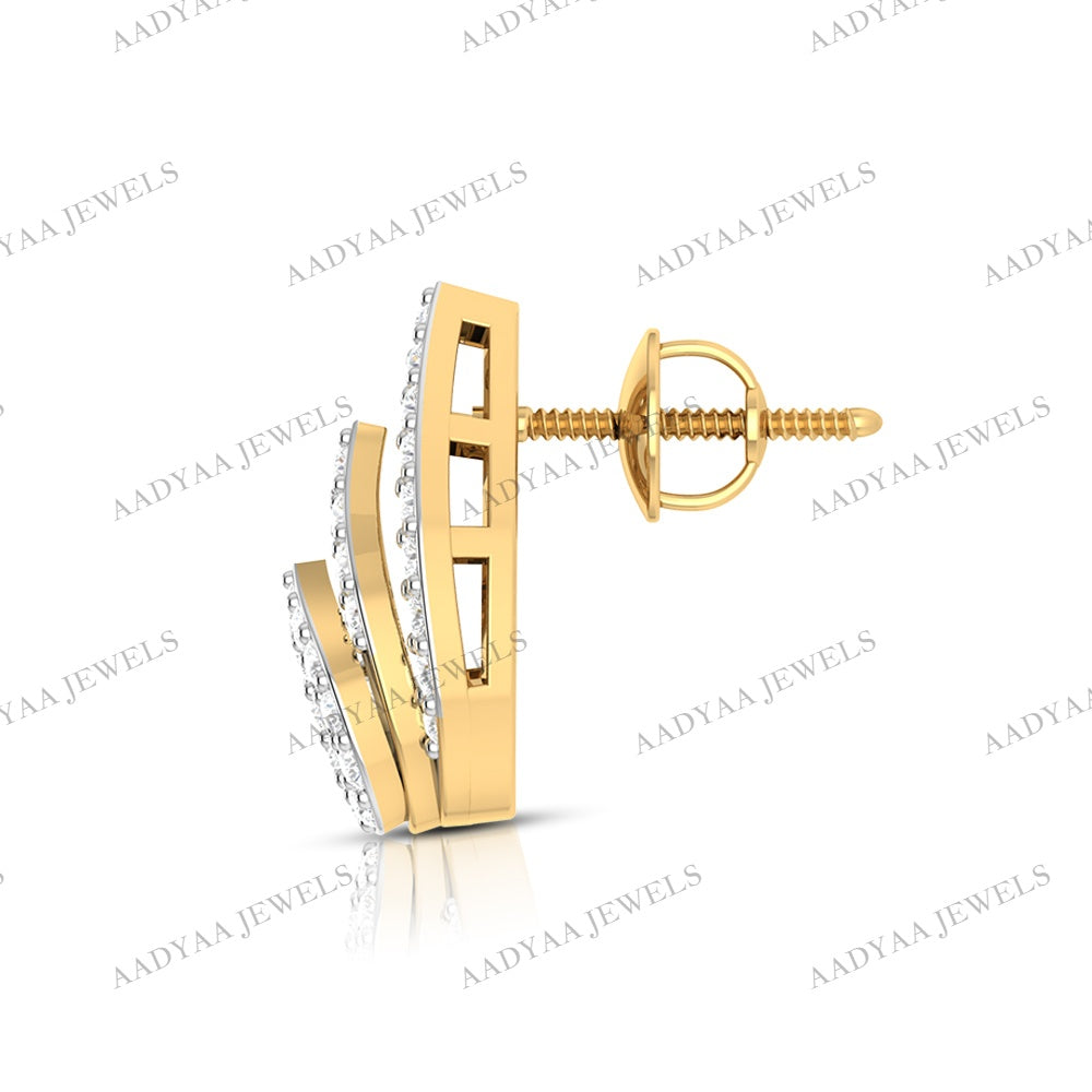 Mason Diamond  Earring | Aadyaajewels