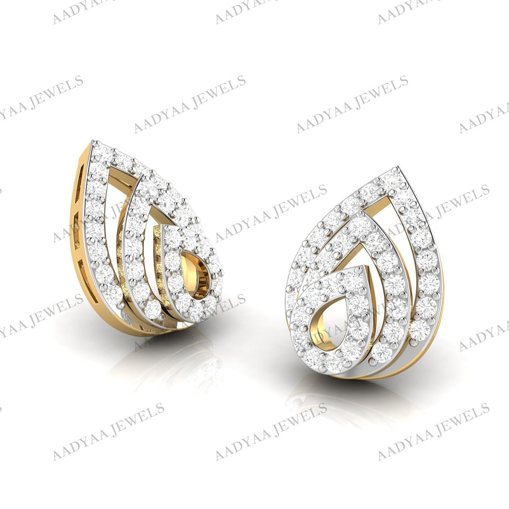 Mason Diamond  Earring | Aadyaajewels