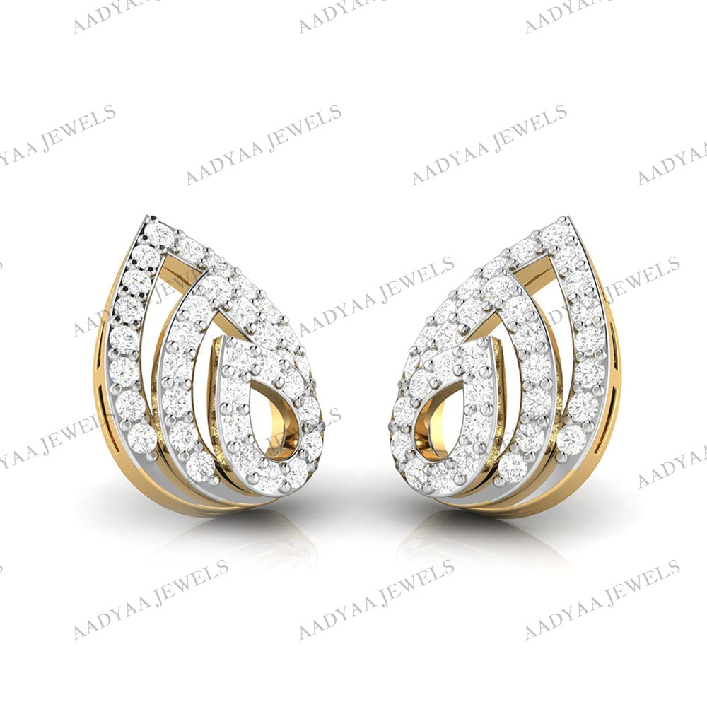 Mason Diamond  Earring | Aadyaajewels