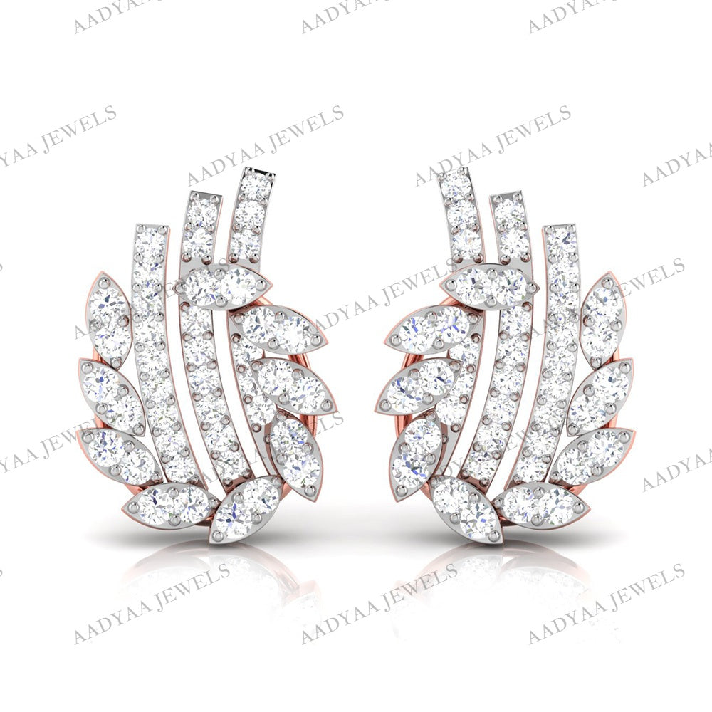Victoria Diamond  Earring | Aadyaajewels
