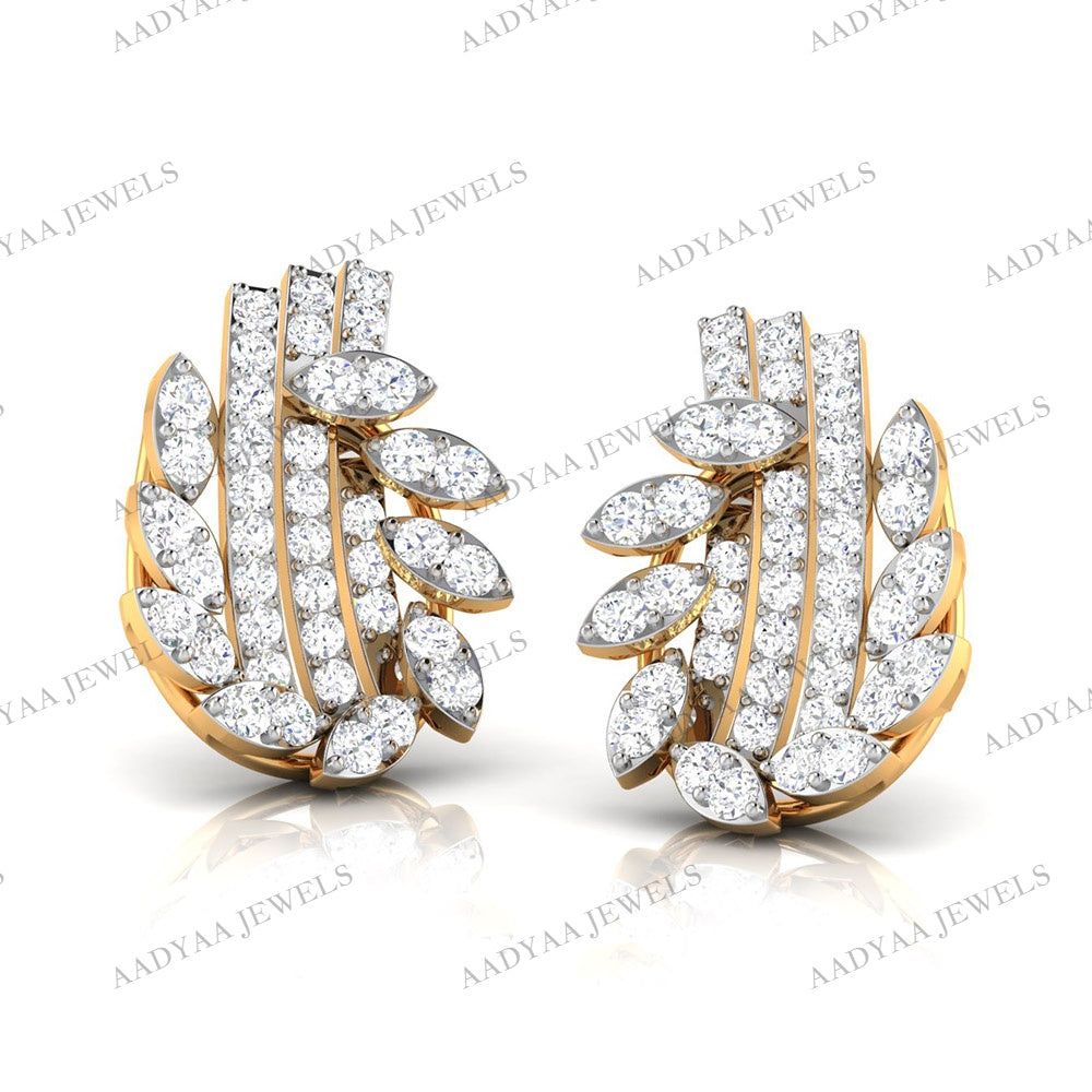 Victoria Diamond  Earring | Aadyaajewels