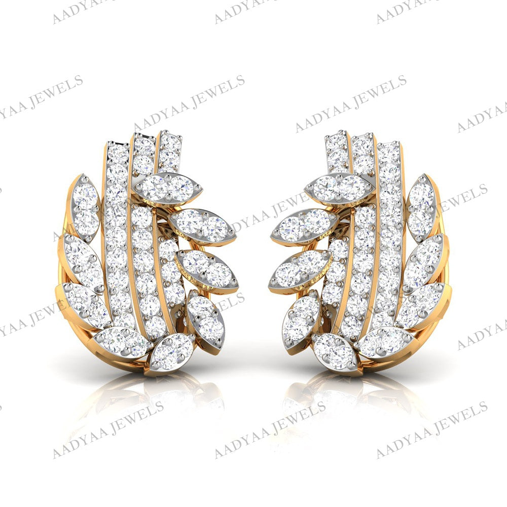 Victoria Diamond  Earring | Aadyaajewels