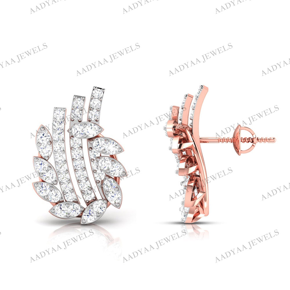 Victoria Diamond  Earring | Aadyaajewels