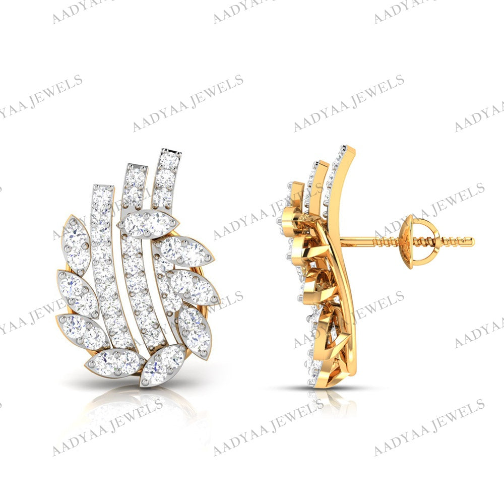 Victoria Diamond  Earring | Aadyaajewels