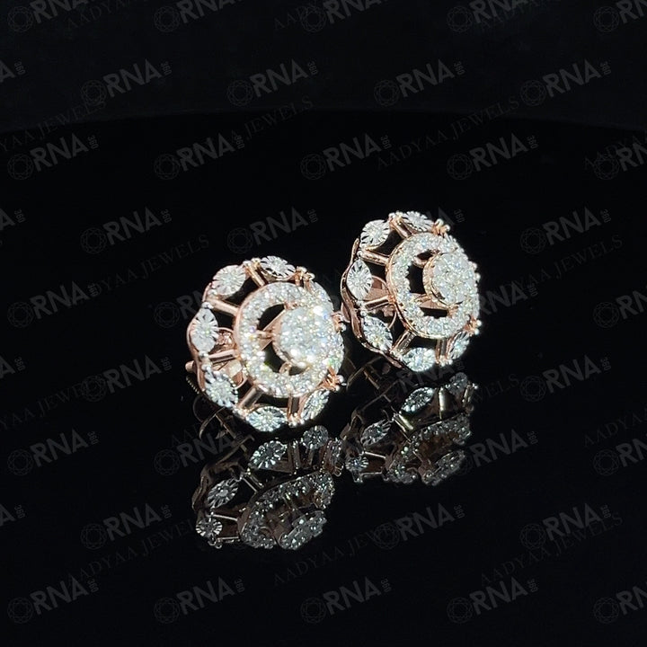 Zinnia Diamond  Earring